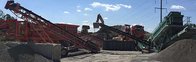 Boyas Recycling landfill in Cleveland, Ohio