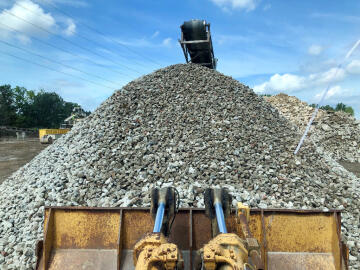 #1 and #2 Recycled Concrete from Boyas Excavating, landfill near Cleveland, available and ready for pickup or delivery!